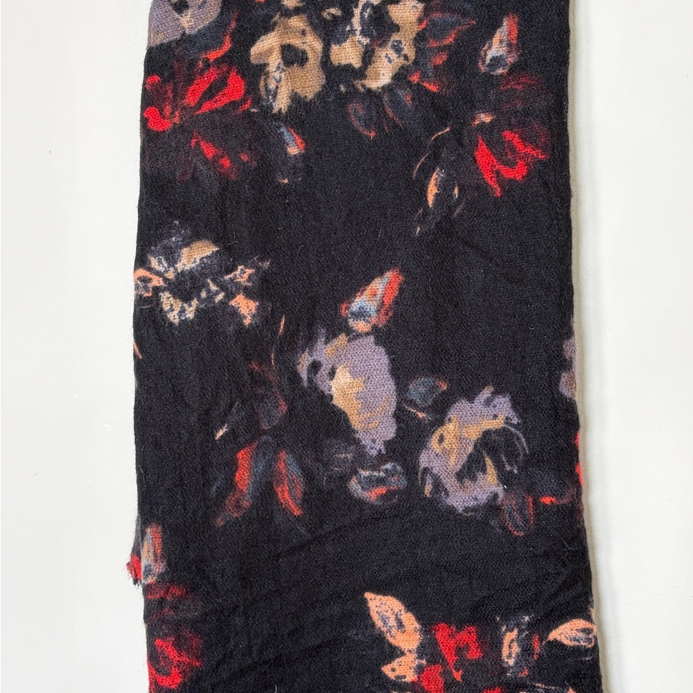 a new day Floral Patterned Scarf